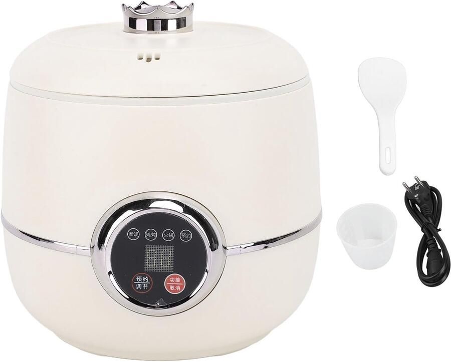 Mini Rijstkoker Elektrische Kookpan Snelle Maaltijden Programmeerbare Timer 16 Liter Capaciteit