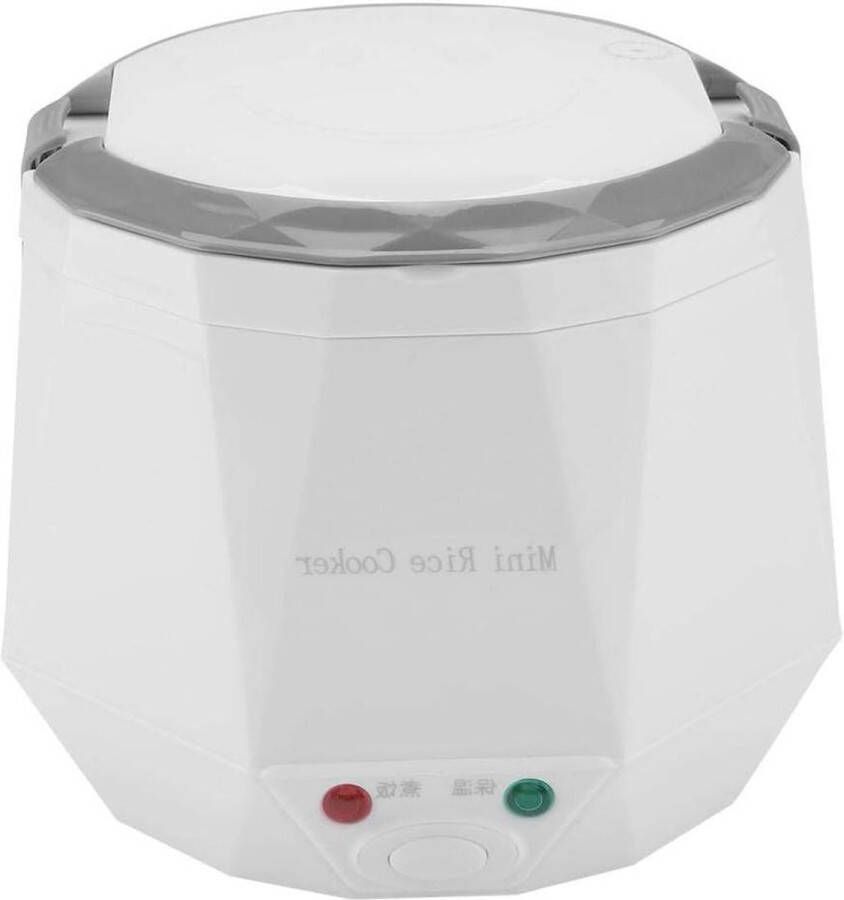 Mini Rijstkoker Elektrische Lunchbox Draagbare Kookpot Stoomboot Anti-aanbaklaag 24V 140W Voor Vrachtwagengebruik Wit