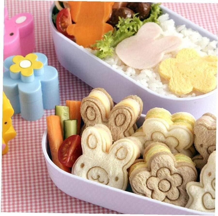 Mini Sandwich Snijder Vormen Mallen Leuke Broodjes Maken Duurzaam Kunststof 50 x 50 x 50 mm