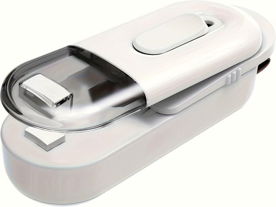 Mini-sluitmachine Geschikt voor snackzakjes alles-in-één sluit- en openingsapparaat handige mini-sluitmachine Geschikt voor voedselzakjes (wit)