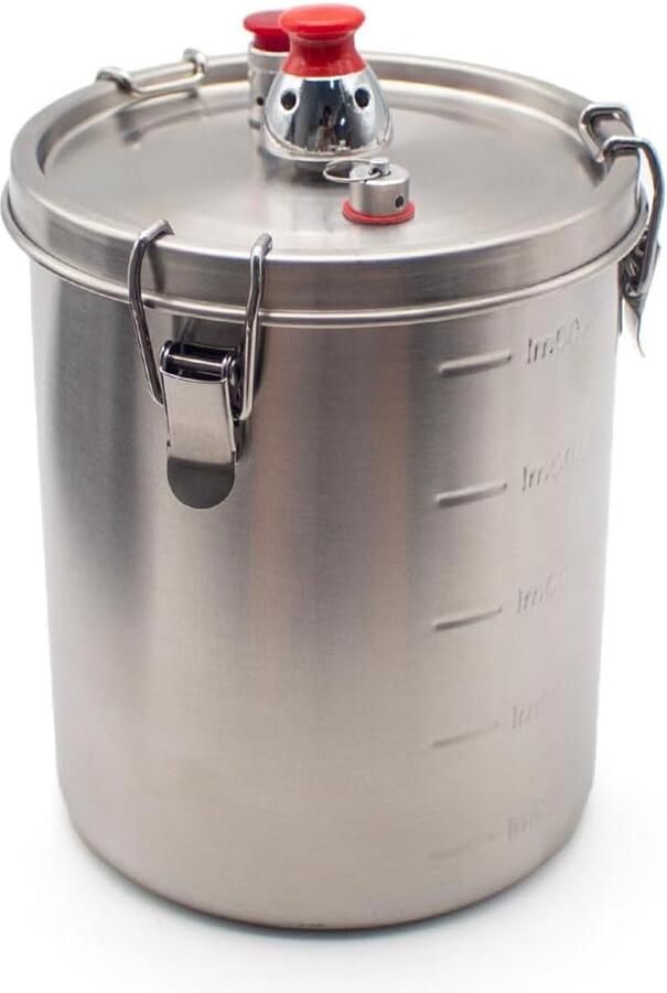 Mini Snelkookpan Compacte Pan Snel Koken Voedselveilig Staal 1600 ml Zilverkleurig
