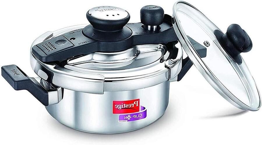 Mini Snelkookpan Drukpan Kleine Keuken Snel Koken Uniek Deksel Met Spillage Controle 2 Liter Roestvrij Staal