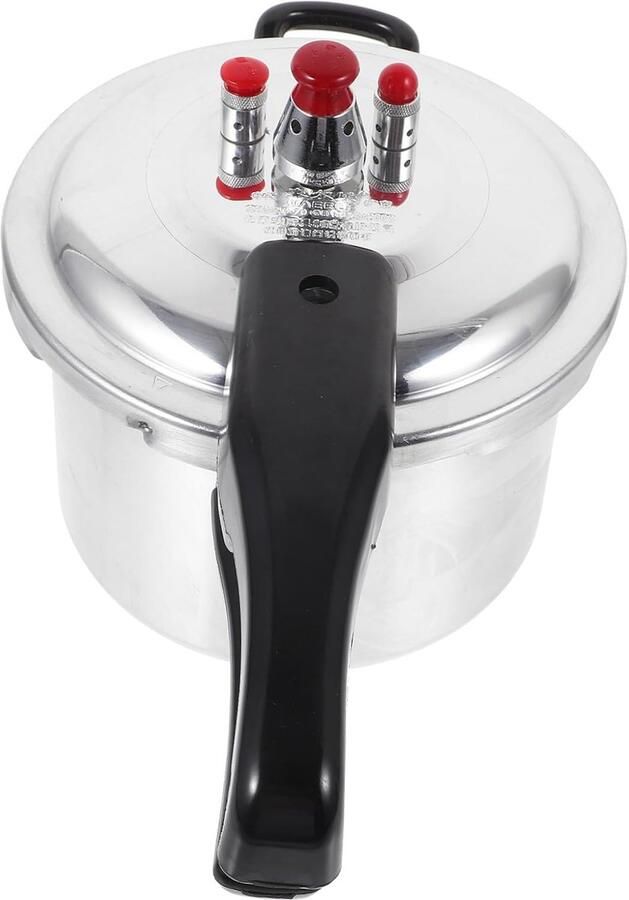 Mini snelkookpan Drukpan Snel koken Meerdere beveiligingen 16 cm Zilver