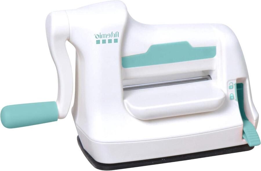 Mini Snijmachine Stansmachine Hobby Papier Bewerken Compact Draagbaar 7.5 x 16.5 cm Wit