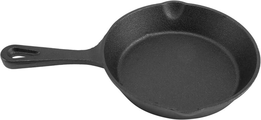 Mini Steelpan Kleine pan pannetje Eieren bakken Steenlaag binnenkant Niet gespecificeerd Zwart