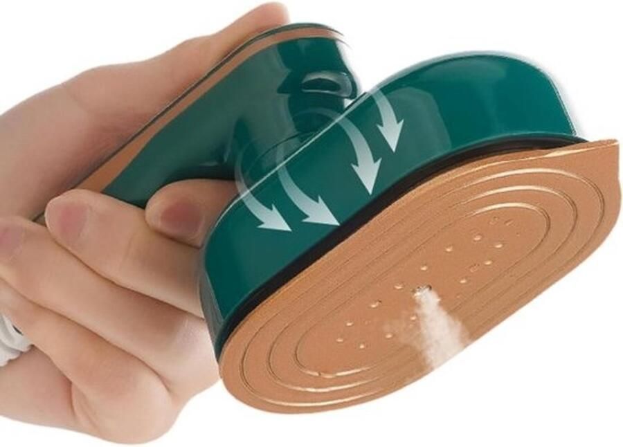 Mini-stoomstrijkijzer Draagbaar stoomapparaat Kleding opfrissen Snel opwarmen Compact formaat Wit