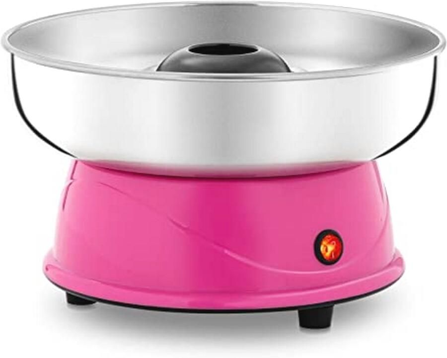 Mini Suikerspinmachine 420 W Compact en Lichtgewicht 28 5 cm Inclusief Portioneerlepel