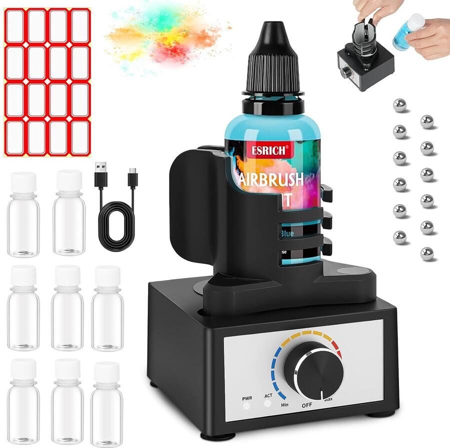 Mini Verfmenger Vortex Mixer – elektrische paint shaker 300-2400 RPM