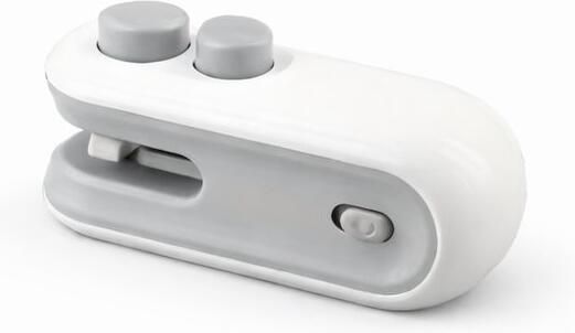 Mini Verzegelmachine – Oplaadbare Snack Sealer met Magneet – Inclusief Afsluitclips – Draagbare Zakjes Sealer voor Chips Koekjes & Snacks – Voor Thuis Reizen & Picknick