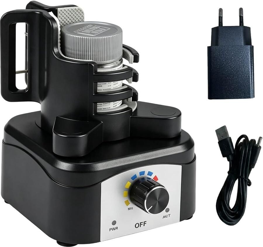 Mini vortex mixer 500-3200 omw min drie snelheden krachtige verfmixer ideaal voor nagellak en acrylverf ShopVlot