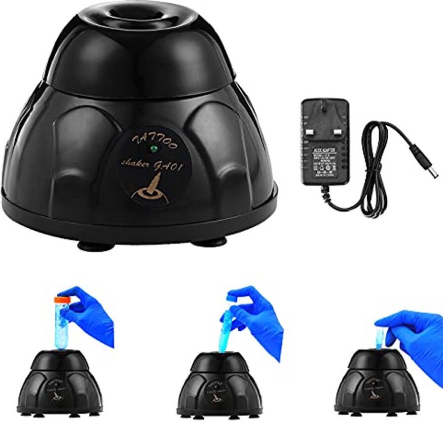 Mini Vortex Mixer 5200 tpm Compacte Shaker voor Vloeistoffen Ideaal voor Laboratoria en Schoonheidsspecialisten
