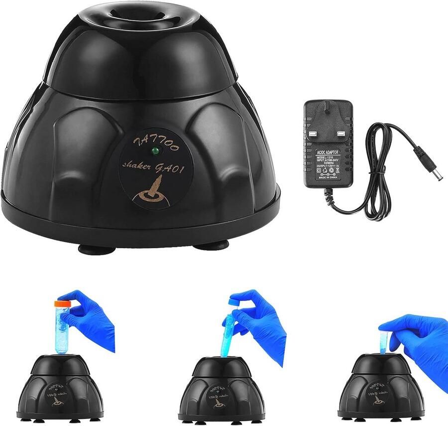 Mini Vortex Mixer 5200 tpm Compacte Shaker voor Vloeistoffen Ideaal voor Laboratoria en Schoonheidsspecialisten