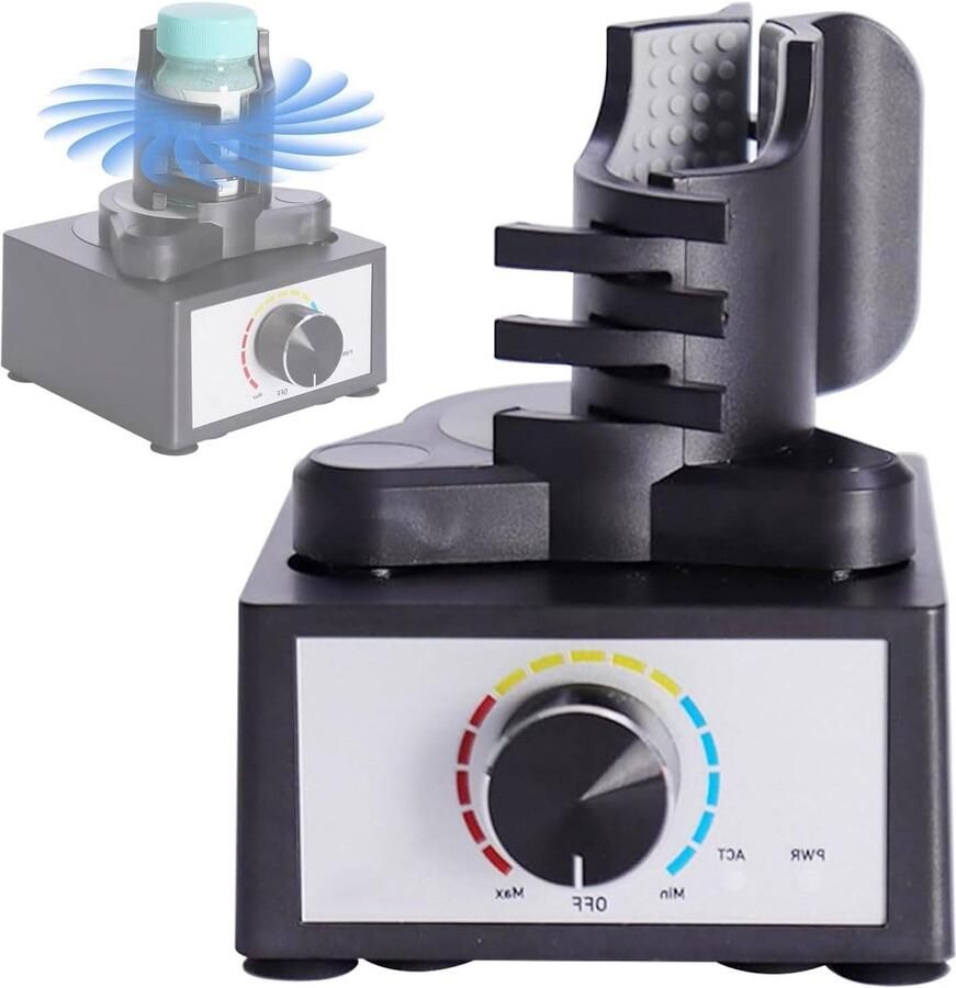 Mini Vortex Mixer Draagbare Shaker Verf Mengen 3 Snelheden 10-100ml Flessen Zwart