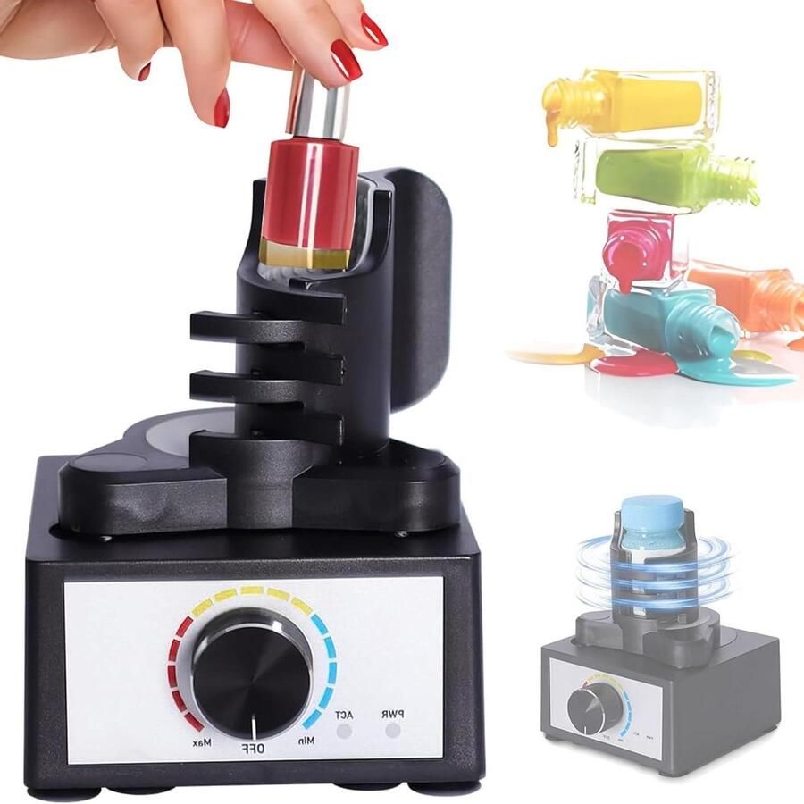 Mini Vortex Mixer Handsfree Verfroerder Hobby Verf Mengen Automatische Timer 10-100 ml Zwart