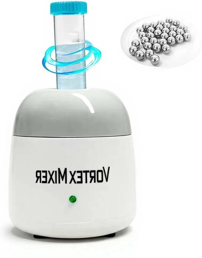 Mini Vortex Mixer Kleurschudder Schudmachine Vloeistoffen Mengen Krachtige 5200 RPM Motor Compact Ontwerp Grijs