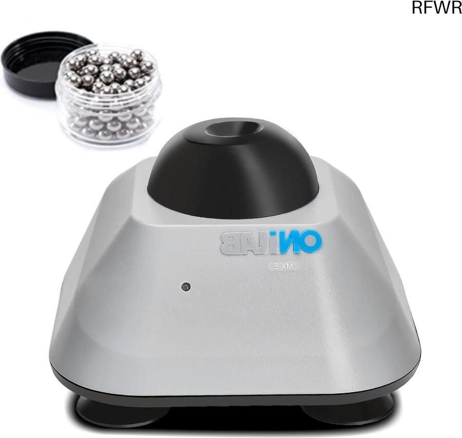 Mini Vortex Mixer Laboratorium Roerder Vloeistoffen Mengen Touch Functie 120 Mengbollen Grijs