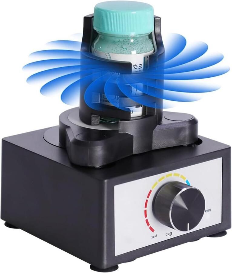 Mini Vortex Mixer Verf Schudder Laboratorium Mengen Drietraps Snelheid 10-100 ml Wit