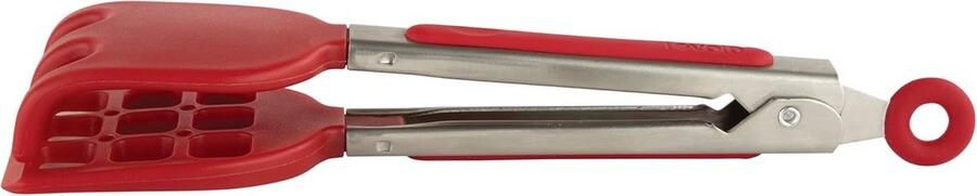 Mini Wafel Tang met Antislip Siliconen en RVS Handvat Hittebestendig Keukengereedschap