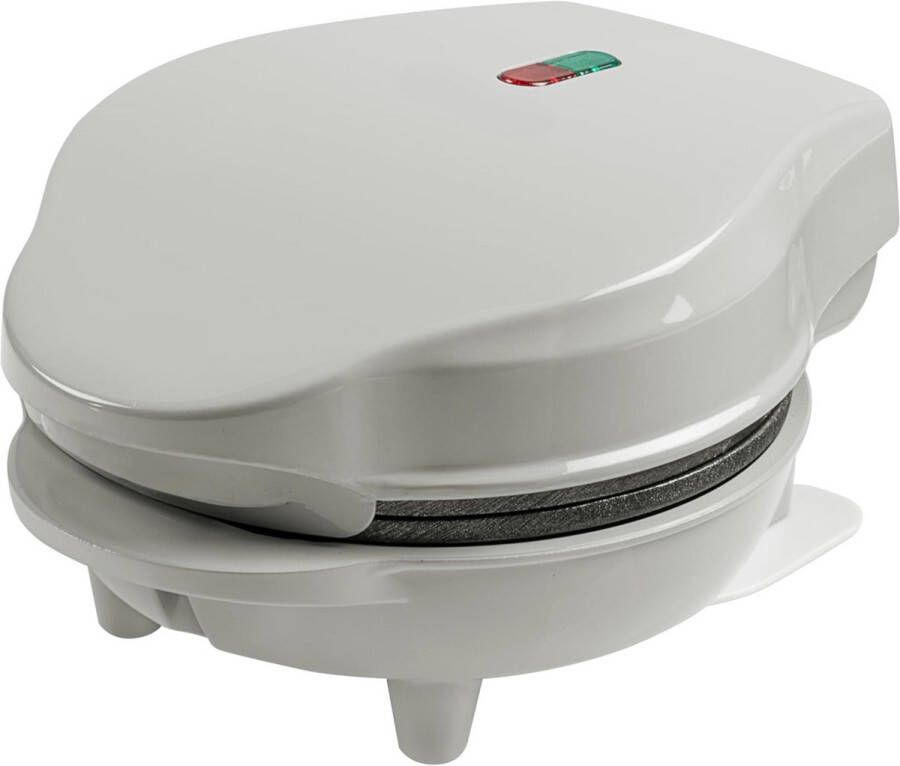 Mini Wafelijzer 550W Antiaanbaklaag Grijs Compact & Lichtgewicht Perfecte Mini Wafels