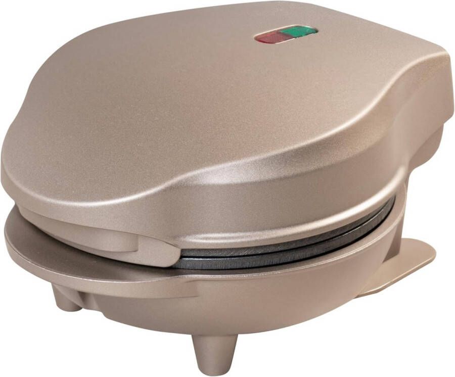 Mini Wafelijzer 550W Beige Compact & Lichtgewicht Handige Porties Antiaanbaklaag Snelle Opwarming Stijlvol Ontwerp Duurzaam & Praktisch Voor Perfecte Wafels Eenvoudig in Gebruik