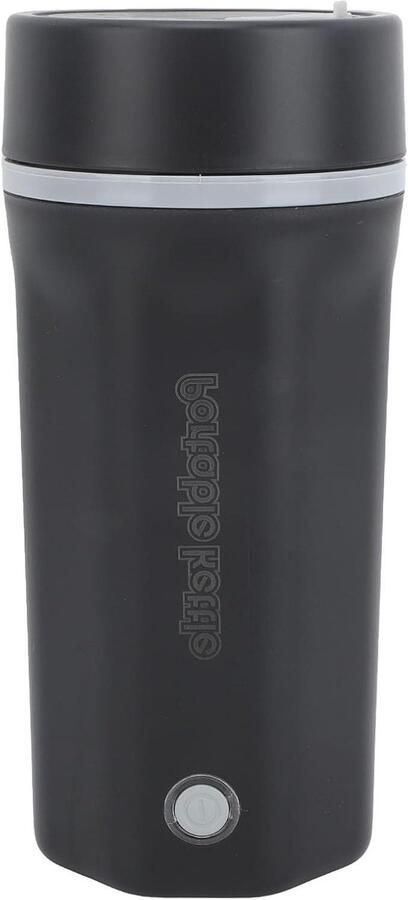 Mini Waterkoker Reis Waterkoker Reizen en Kantoor Automatische Verwarming 500 ml Zwart