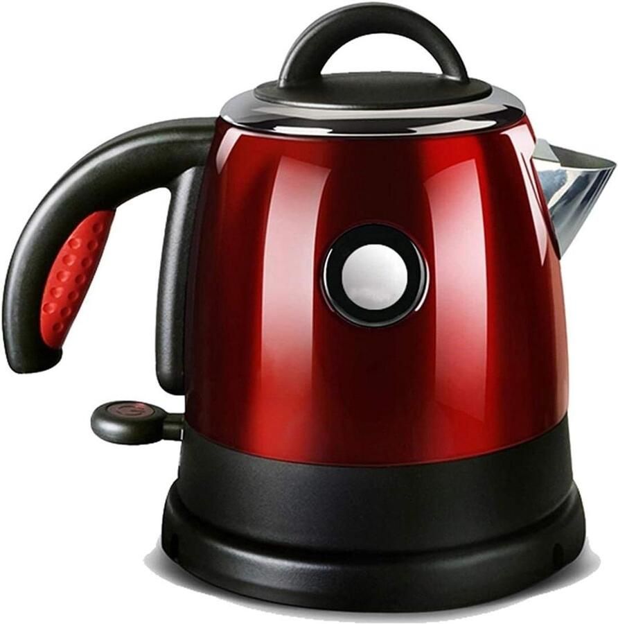 Mini Waterkoker Reistheepot Waterverwarmer Dranken Bereiden Automatische Uitschakeling 0.8L Rood