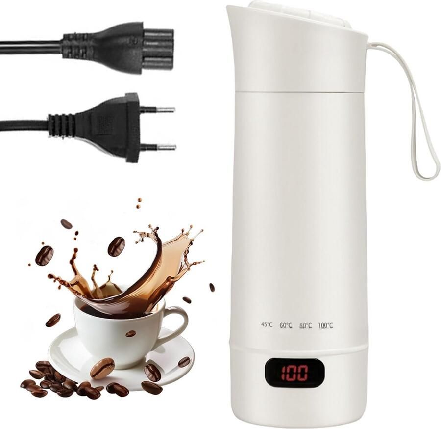 Mini Waterkoker Reizen 400ml Draagbare Elektrische Waterkoker voor Thee en Koffie