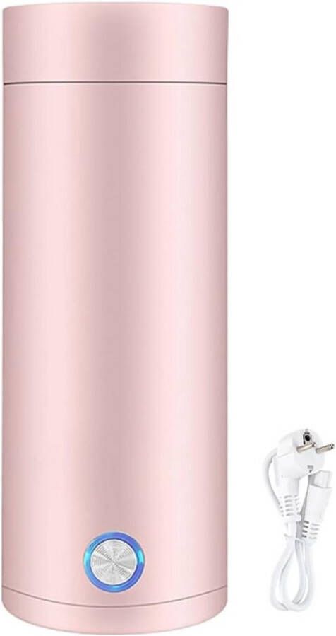 Mini Waterkoker Snelle Opwarming Voor Dagelijks Gebruik Lichtgewicht En Compact Voor Reizen Draagbare Reiswaterkoker In Roze Design