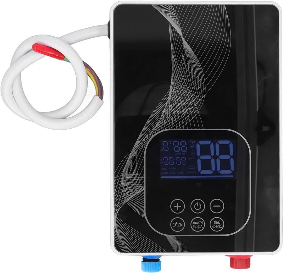Mini Waterverwarmer Directe Boiler Direct Warm Water Zelfmodulerende Verwarming 6 KW Wit