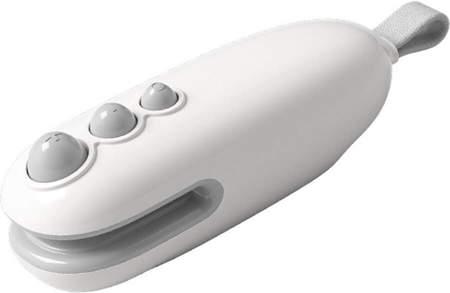 Mini zaksealmachine 2-in-1 warmteverzegelaar oplaadbare draagbare handzaksealmachine voor snackzakjes vacuümsealmachine voor voedselbewaring (wit) - Foto 2