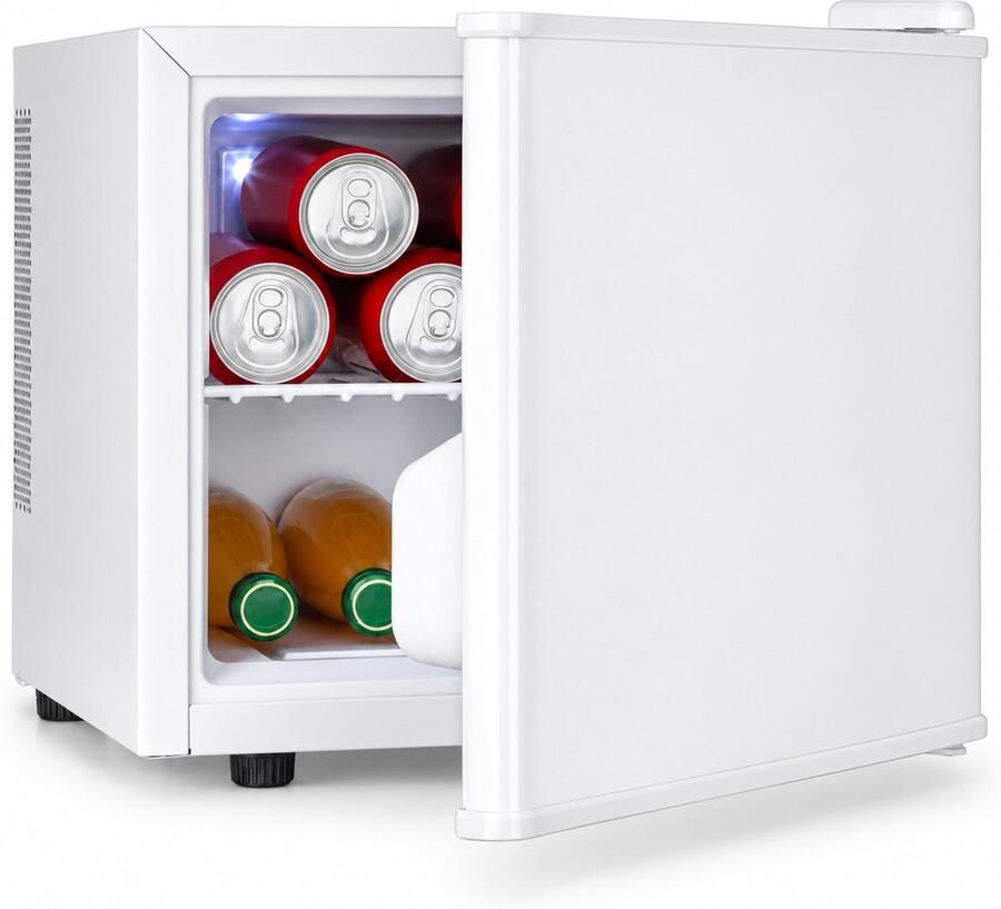 Minikoelkast 17 Liter – Stil en Compact – Digitale Temperatuurregeling 5-15°C – Automatische Ontdooiing – Wit