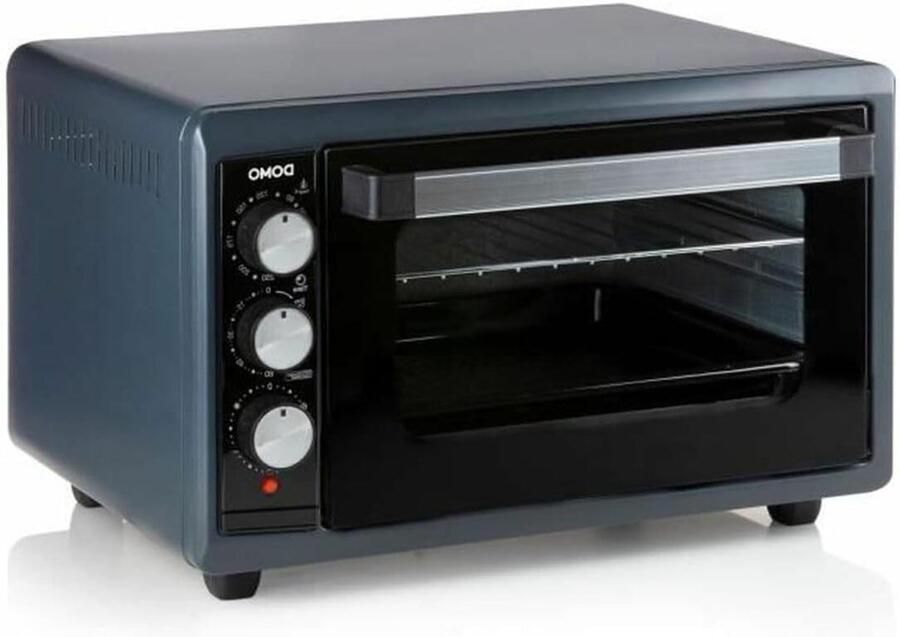 Minioven met timer Kleine oven Gerechten bereiden Hete lucht functie 38 Liter Zwart