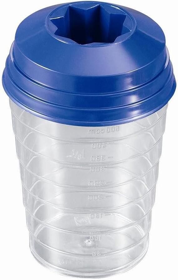Mixbeker Met Pers Citrusbeker Drankjes Maken Geïntegreerde Citruspers 0.5 Liter Transparant Gekleurd - Foto 1