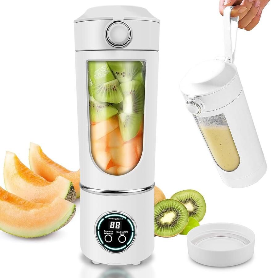 Mixer 700 ml smoothie maker mini blender to go draagbare oplaadbare blender met messen voor sportschool kantoor camping reizen