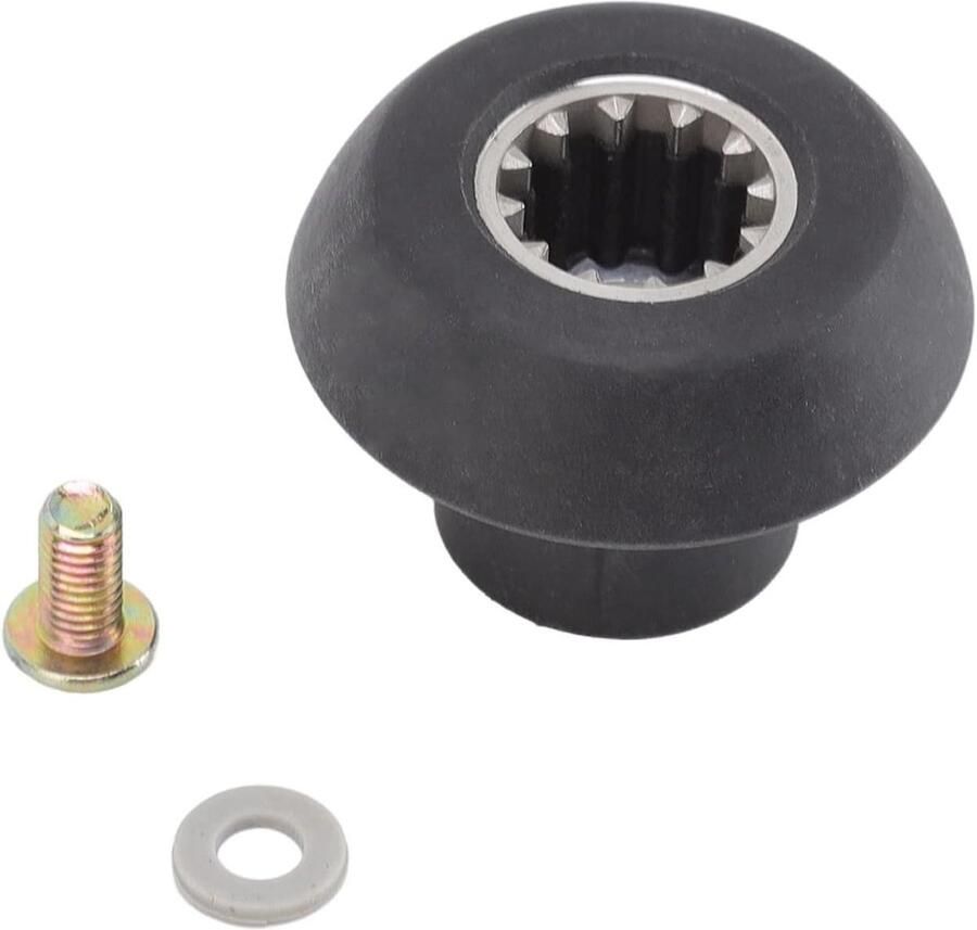 Mixer Aandrijf Bus Reserveonderdeel Voedsel Fijnmaken Duurzaam Roestvrij Staal 4x4x3 cm Zwart