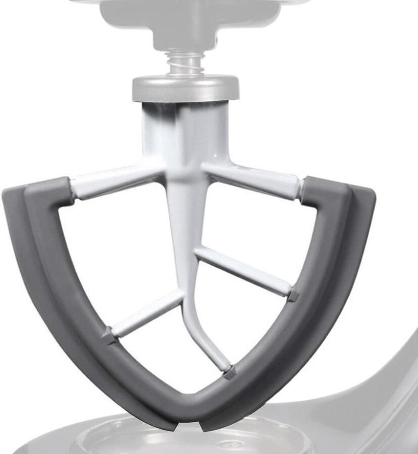 Mixer Accessoire Flexibele Klopper Beslag Maken Flexibele Rand 23 x 23 x 5 cm Grijs
