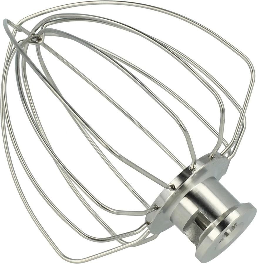 Mixer Accessoire Garde Klopper Luchtige Consistenties Zes Robuuste Draden 4.3 L 4.8 L Zilver