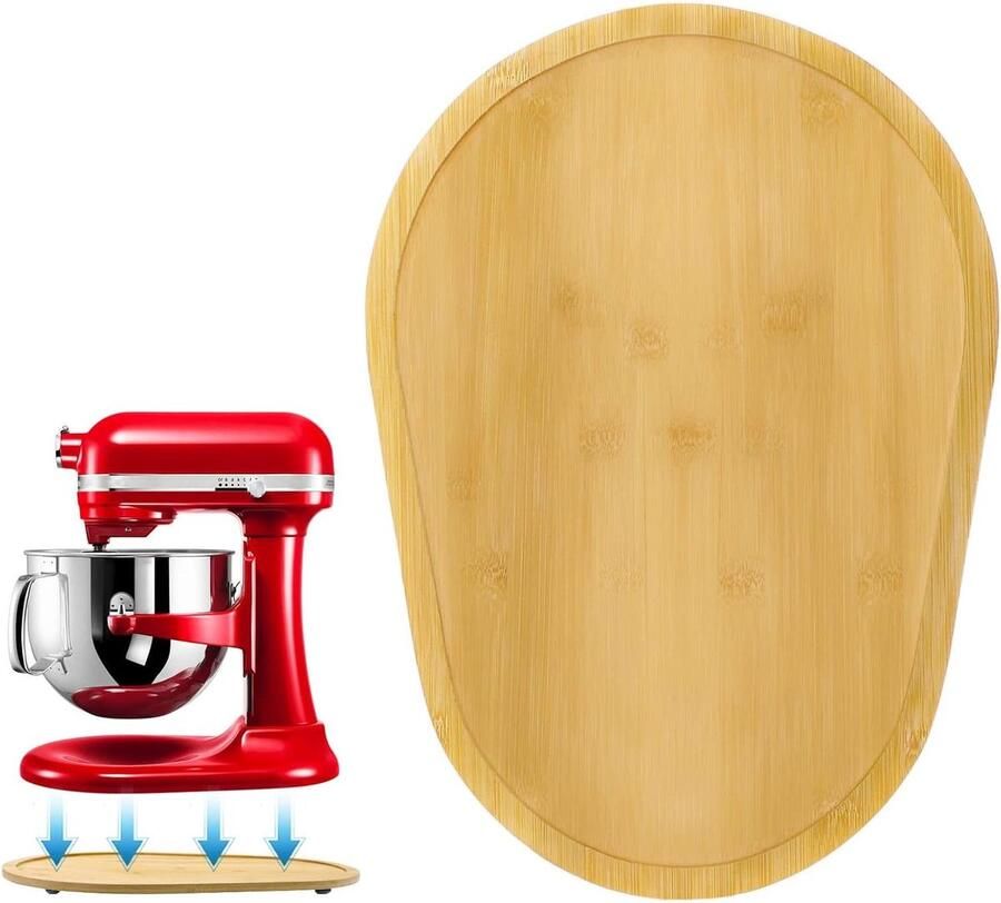 Mixer Accessoire Glijplank Keukenapparatuur Verplaatsen Speciaal Vormgegeven 5-8 Qt Natuurlijk Hout