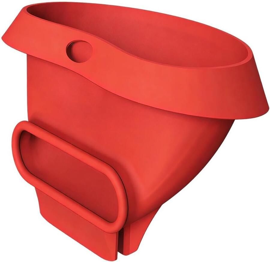 Mixer Accessoire Keuken Hulp Bakken en Koken Spatvrij Overbrengen 16 x 11.1 x 10.2 cm Rood