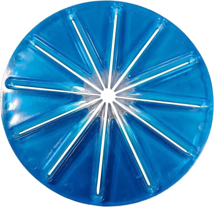 Mengkom Spatscherm Keukenmachine Accessoire Schoon Bakken Voorkomt Morsen 5.71 Inch Diameter Blauw