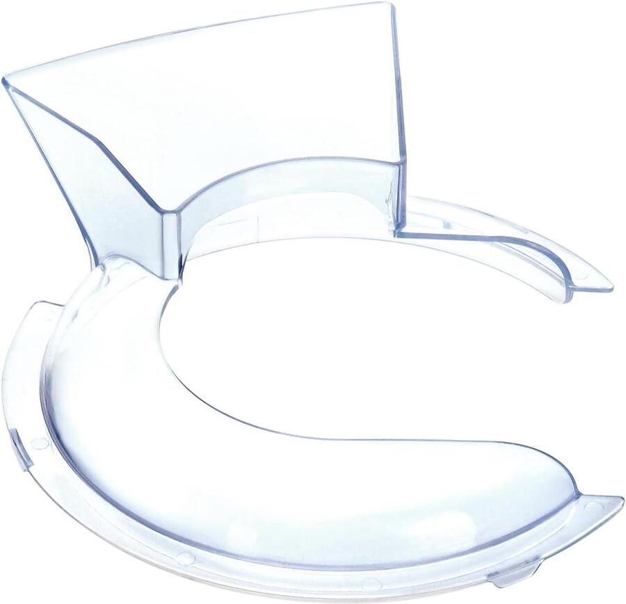 Mixer Accessoire Spatbeschermer Kom Schoon Maken 360° Bescherming 4.8 L Kom Transparant