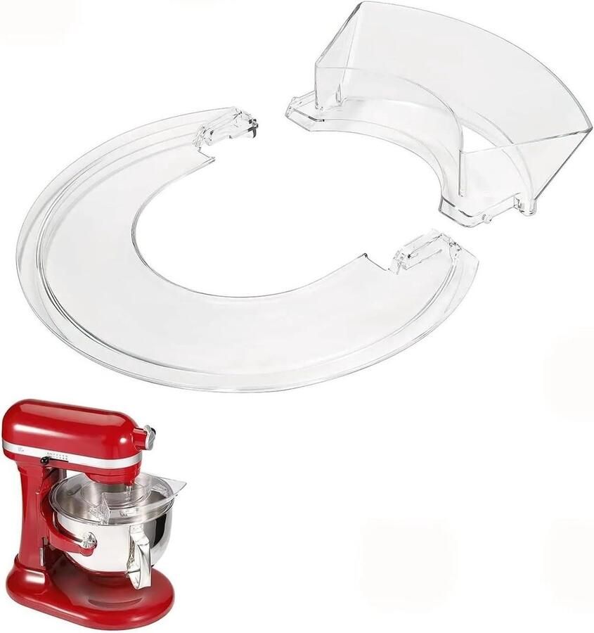 Mixer Accessoire Spatbescherming Kom Schoon Bakken Geïntegreerde Schenktuit 5.5-7 Liter Universeel