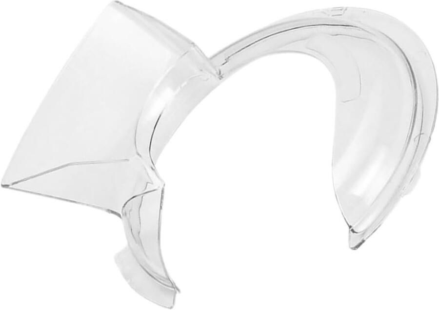 Mixer Accessoire Spatbescherming Mengkom Schoon Mixen Kantelkop Ontwerp 25.5 x 22.5 x 7 cm Transparant