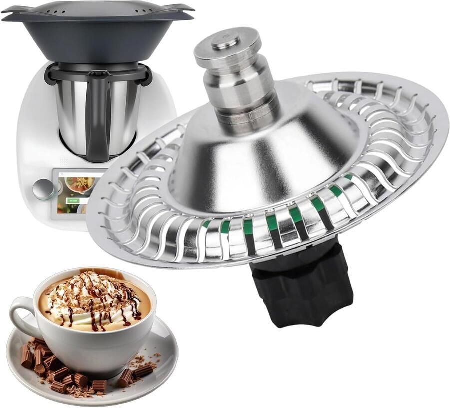 Mixer Accessoire voor TM5 en TM6 Melkopschuimer Keukenhulp voor het Maken van Romige Dranken en Desserts