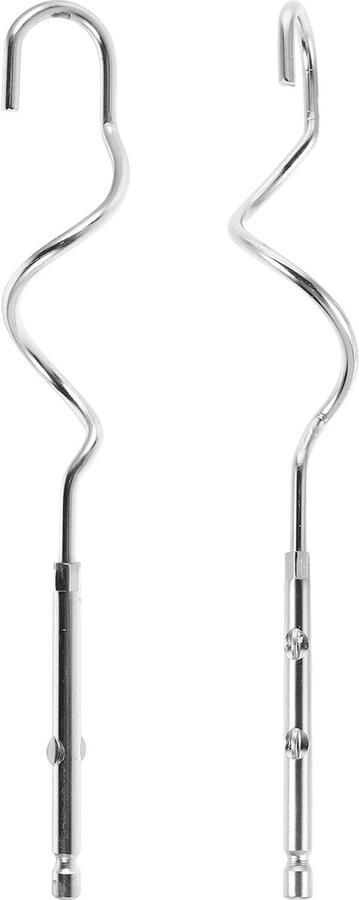 Mixer Accessoires Deeg Haken Bakken en Koken Roestvrij Staal 16.8 cm Zilver