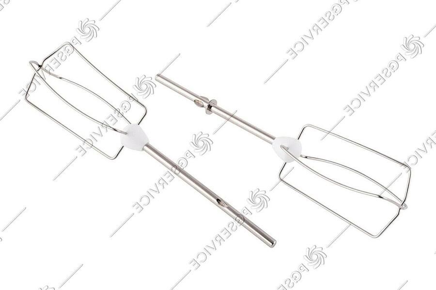 Mixer Accessoires Set Gardeonderdelen Keuken Bakken En Koken Origineel Reserveonderdeel 20 cm Lengte Zilverkleurig