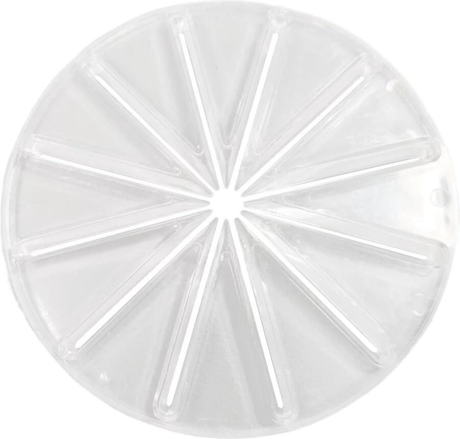 Mixer Accessoires Spatbescherming Keuken Georganiseerd Bakken Spatwaterdicht Systeem 14.5 x 14.5 cm Transparant