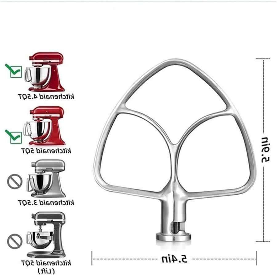 Mixer Accessoireset Keukenmachine Onderdelen Bakken Thuis Kantelkop Ontwerp 3 Delig Zilver