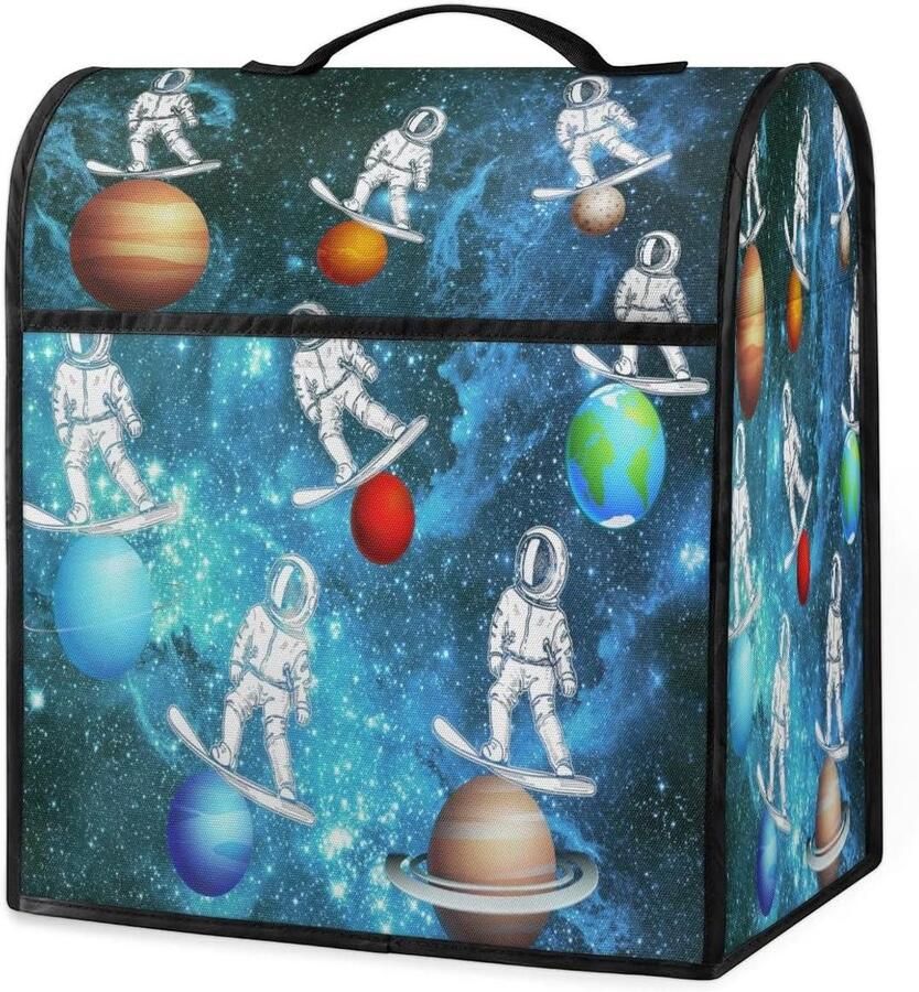 Mixer Afdekhoes Keukenmachinehoes Stofhoes Apparaten Beschermen Met Opbergvakken 43 x 37 x 28.5 cm Multicolor