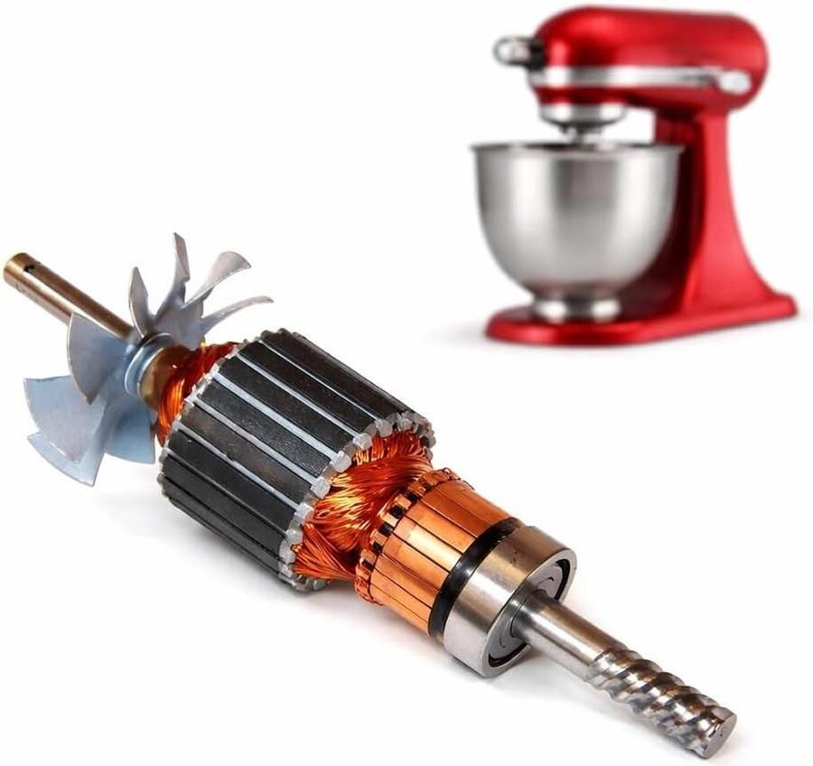 Mixer Armatuur Motor Onderdeel Keukenmachine Reparatie Hoge Kwaliteit Aluminium 600 g Zilver